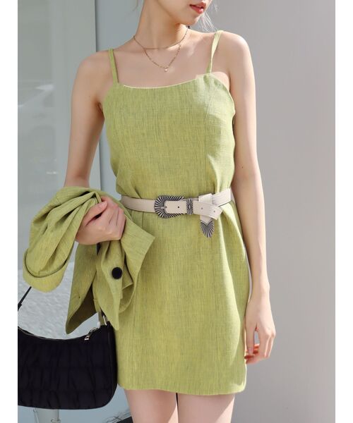 EVRIS(エヴリス)の「メタルバックルフェイクレザーベルト(ベルト・レディース・ブラック/ホワイト/ブラウン・FREE)」の11枚目の写真