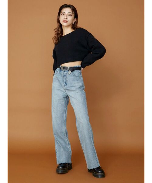 EVRIS(エヴリス)の「メタルバックルフェイクレザーベルト(ベルト・レディース・ブラック/ホワイト/ブラウン・FREE)」の16枚目の写真