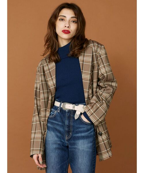 EVRIS(エヴリス)の「メタルバックルフェイクレザーベルト(ベルト・レディース・ブラック/ホワイト/ブラウン・FREE)」の19枚目の写真