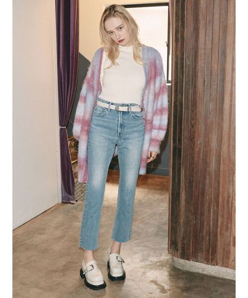 EVRIS(エヴリス)の「メタルバックルフェイクレザーベルト(ベルト・レディース・ブラック/ホワイト/ブラウン・FREE)」の20枚目の写真