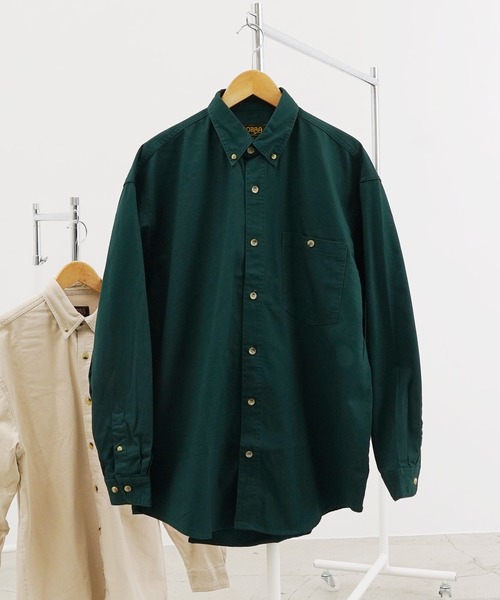 Lulu & Arnie(るるあんどあーにー)の「COBRA CAPS / コブラ キャップス heaby denim long sleeve 長袖シャツ(シャツ/ブラウス・メンズ・ブラック/ブラウン/ダークグリーン/インディゴブルー/アイボリー・MEDIUM/LARGE)」の4枚目の写真