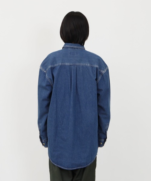 Lulu & Arnie(るるあんどあーにー)の「COBRA CAPS / コブラ キャップス heaby denim long sleeve 長袖シャツ(シャツ/ブラウス・メンズ・ブラック/ブラウン/ダークグリーン/インディゴブルー/アイボリー・MEDIUM/LARGE)」の22枚目の写真