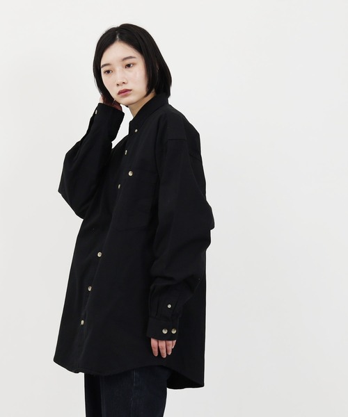 Lulu & Arnie(るるあんどあーにー)の「COBRA CAPS / コブラ キャップス heaby denim long sleeve 長袖シャツ(シャツ/ブラウス・メンズ・ブラック/ブラウン/ダークグリーン/インディゴブルー/アイボリー・MEDIUM/LARGE)」の9枚目の写真