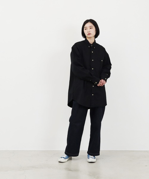 Lulu & Arnie(るるあんどあーにー)の「COBRA CAPS / コブラ キャップス heaby denim long sleeve 長袖シャツ(シャツ/ブラウス・メンズ・ブラック/ブラウン/ダークグリーン/インディゴブルー/アイボリー・MEDIUM/LARGE)」の11枚目の写真