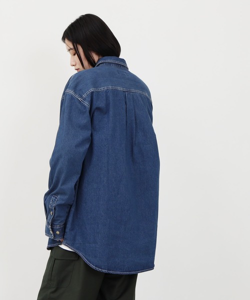 Lulu & Arnie(るるあんどあーにー)の「COBRA CAPS / コブラ キャップス heaby denim long sleeve 長袖シャツ(シャツ/ブラウス・メンズ・ブラック/ブラウン/ダークグリーン/インディゴブルー/アイボリー・MEDIUM/LARGE)」の16枚目の写真