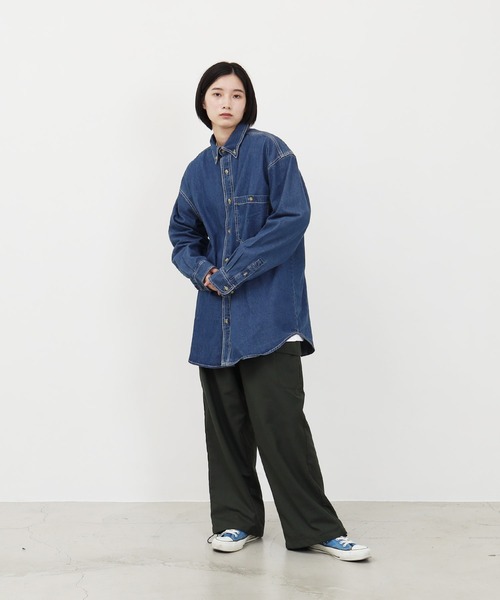 Lulu & Arnie(るるあんどあーにー)の「COBRA CAPS / コブラ キャップス heaby denim long sleeve 長袖シャツ(シャツ/ブラウス・メンズ・ブラック/ブラウン/ダークグリーン/インディゴブルー/アイボリー・MEDIUM/LARGE)」の17枚目の写真
