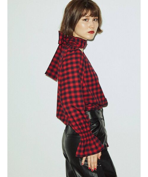 jouetie(ジュエティ)の「キャンディースリーブリボンタイブラウス(シャツ/ブラウス・レディース・アイボリー/ブラック/ピンク/レッド・MEDIUM)」の13枚目の写真