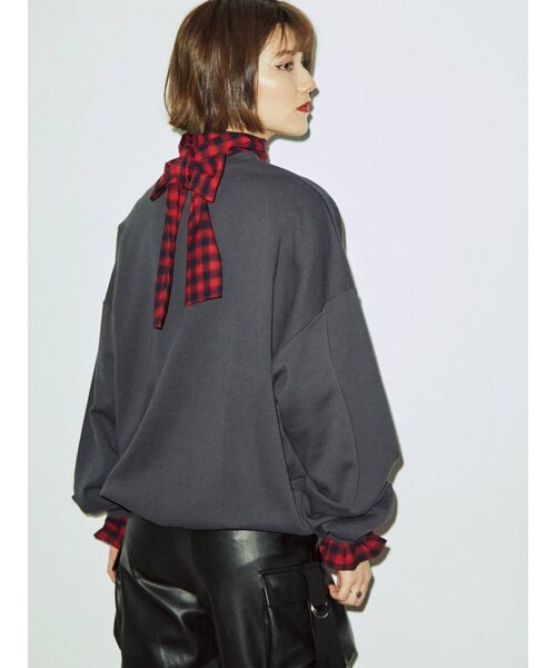 jouetie(ジュエティ)の「キャンディースリーブリボンタイブラウス(シャツ/ブラウス・レディース・アイボリー/ブラック/ピンク/レッド・MEDIUM)」の15枚目の写真