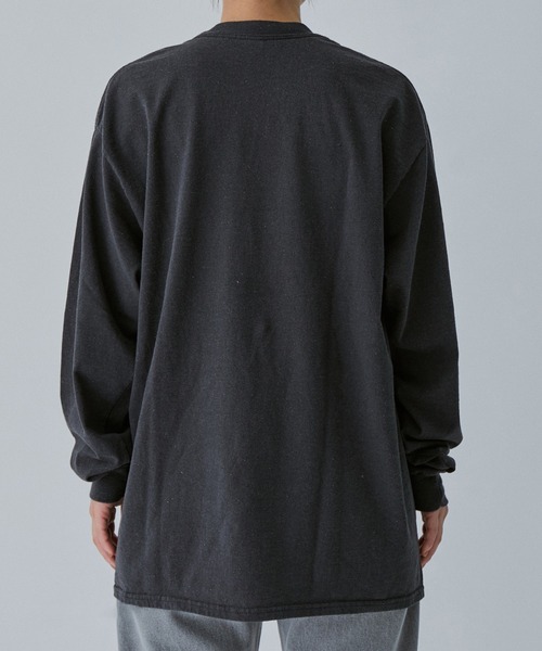 M TO R（ムウトアール）の「［TOPS］SCREEN STARS OLD ENGLISH LETTER LOGO L/S T（Tシャツ/カットソー・レディース・ライトグレー/ブラック/パープル・FREE）」の11枚目の写真