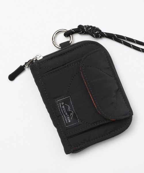 BAYFLOW（ベイフロー）の「キルティングネックケース（コインケース・メンズ・ブラック/ベージュ/カーキ・ONE SIZE）」の2枚目の写真