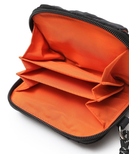 BAYFLOW（ベイフロー）の「キルティングネックケース（コインケース・メンズ・ブラック/ベージュ/カーキ・ONE SIZE）」の10枚目の写真