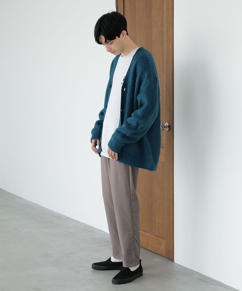 LAKOLE（ラコレ）の「モヘアタッチシャギーカーディガン / 162059（カーディガン/ボレロ・メンズ・ライトグレー/グリーン/ボルドー/マスタード/ダークネイビー/オレンジ/ライトブルー/ブルー・MEDIUM/LARGE/X-LARGE）」の22枚目の写真
