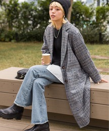 SpRay | グレンチェックチェスターコート(チェスターコート)