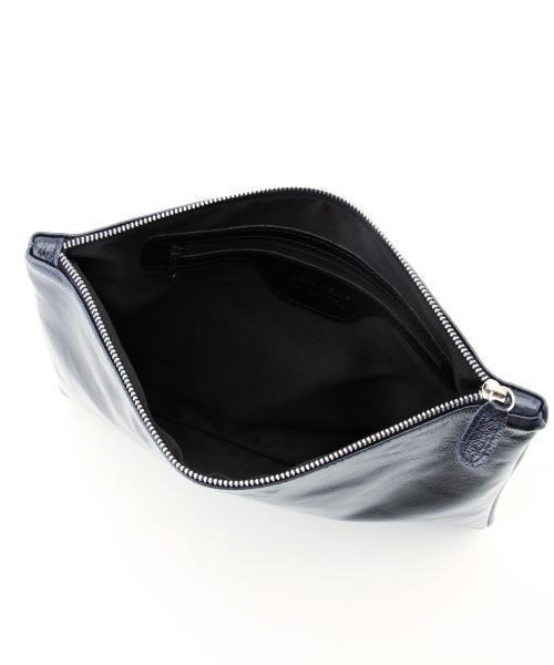 BEAMS LIGHTS Men's（ビームスライツ メンズ）の「BEAMS LIGHTS / エナメルクラッチバッグ（クラッチバッグ・メンズ・ベージュ/ブルー/ネイビー・ONE SIZE）」の11枚目の写真