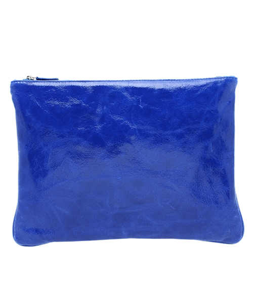 BEAMS LIGHTS Men's（ビームスライツ メンズ）の「BEAMS LIGHTS / エナメルクラッチバッグ（クラッチバッグ・メンズ・ベージュ/ブルー/ネイビー・ONE SIZE）」の3枚目の写真