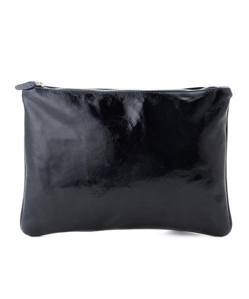 BEAMS LIGHTS Men's（ビームスライツ メンズ）の「BEAMS LIGHTS / エナメルクラッチバッグ（クラッチバッグ・メンズ・ベージュ/ブルー/ネイビー・ONE SIZE）」の4枚目の写真