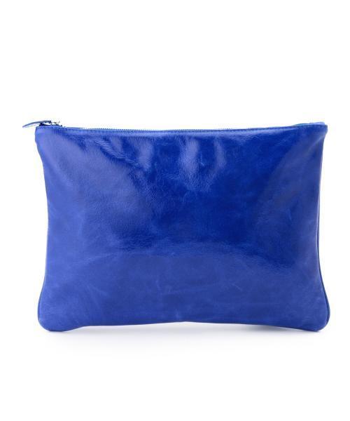 BEAMS LIGHTS Men's（ビームスライツ メンズ）の「BEAMS LIGHTS / エナメルクラッチバッグ（クラッチバッグ・メンズ・ベージュ/ブルー/ネイビー・ONE SIZE）」の6枚目の写真