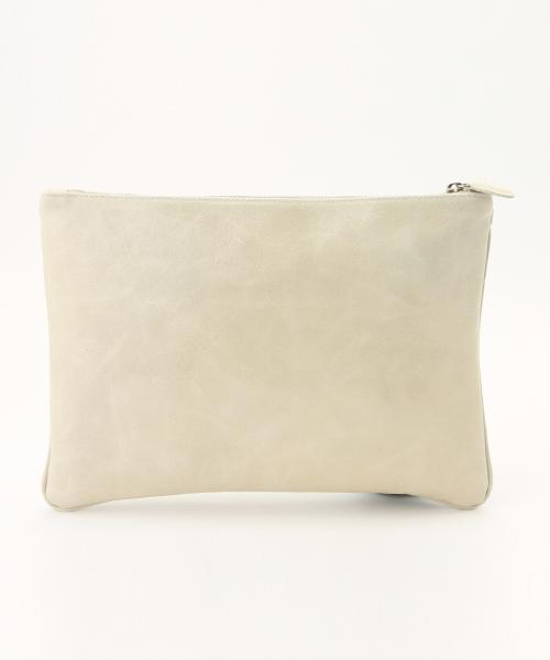 BEAMS LIGHTS Men's（ビームスライツ メンズ）の「BEAMS LIGHTS / エナメルクラッチバッグ（クラッチバッグ・メンズ・ベージュ/ブルー/ネイビー・ONE SIZE）」の7枚目の写真