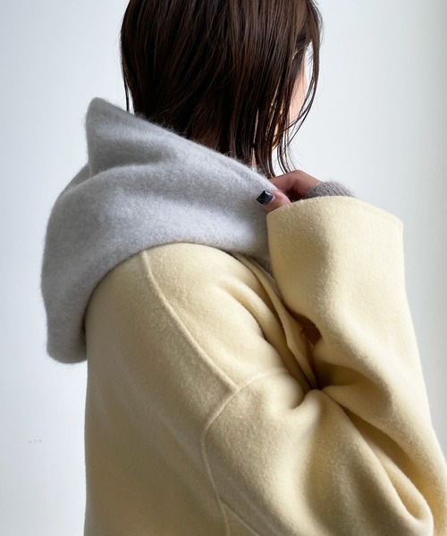 DouDou（ドゥドゥ）の「【新色追加】バラクラバ（マフラー・レディース・ライトグレー/ミント/ベージュ・FREE）」の12枚目の写真