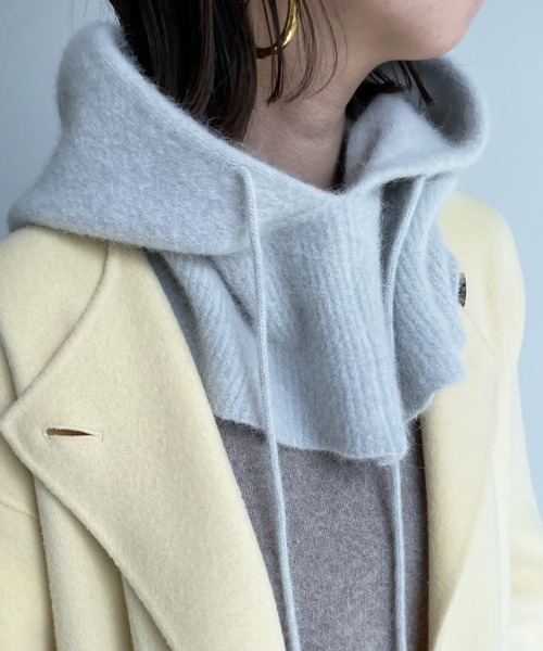 DouDou（ドゥドゥ）の「【新色追加】バラクラバ（マフラー・レディース・ライトグレー/ミント/ベージュ・FREE）」の11枚目の写真