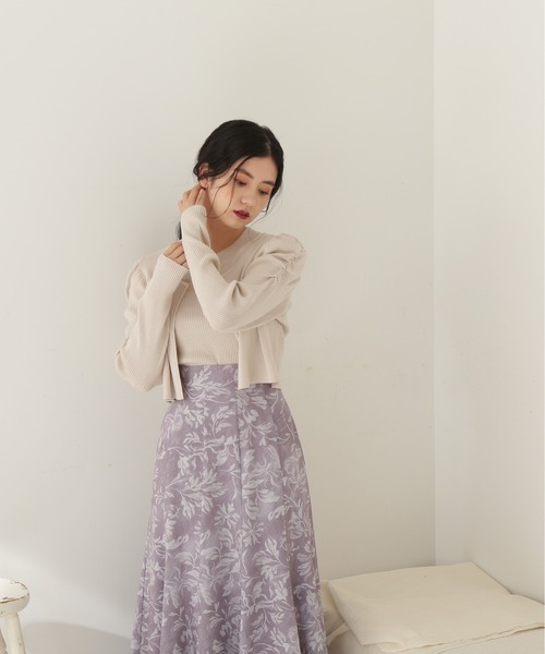 JILL by JILLSTUART◇レイヤードタートルリブニットカーディガン JILL by JILL STUART（ジルバイジルスチュアート）の