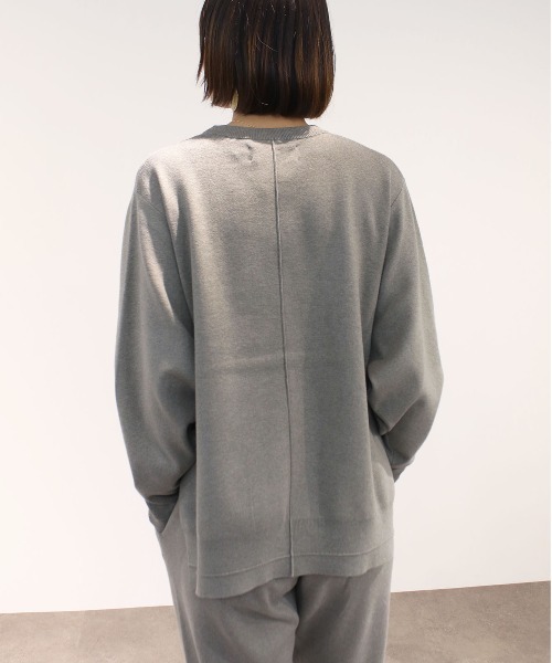 WALANCE（ワランス）の「オーガニックコットンワイドトップ（ニット/セーター・レディース・ベージュ/アイボリー/チャコールグレー・FREE）」の16枚目の写真