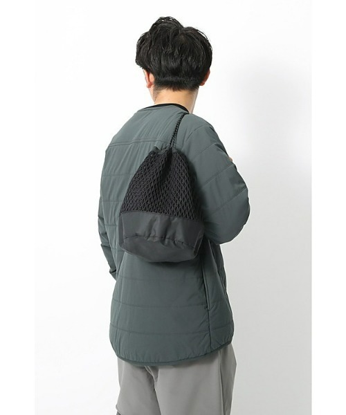 Snow Peak（スノーピーク）の「Double Face Mesh Kinchaku（バックパック/リュック・メンズ・ブラック・1）」の5枚目の写真