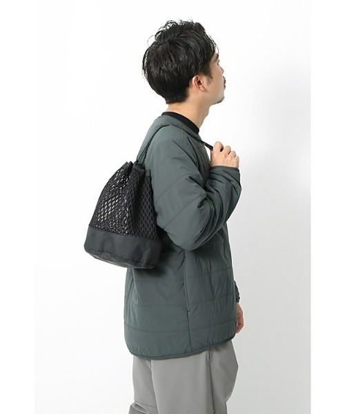 Snow Peak（スノーピーク）の「Double Face Mesh Kinchaku（バックパック/リュック・メンズ・ブラック・1）」の6枚目の写真