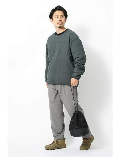 Snow Peak（スノーピーク）の「Double Face Mesh Kinchaku（バックパック/リュック・メンズ・ブラック・1）」の7枚目の写真