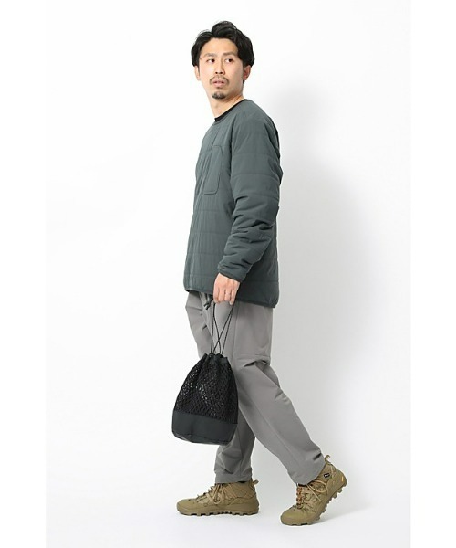 Snow Peak（スノーピーク）の「Double Face Mesh Kinchaku（バックパック/リュック・メンズ・ブラック・1）」の9枚目の写真