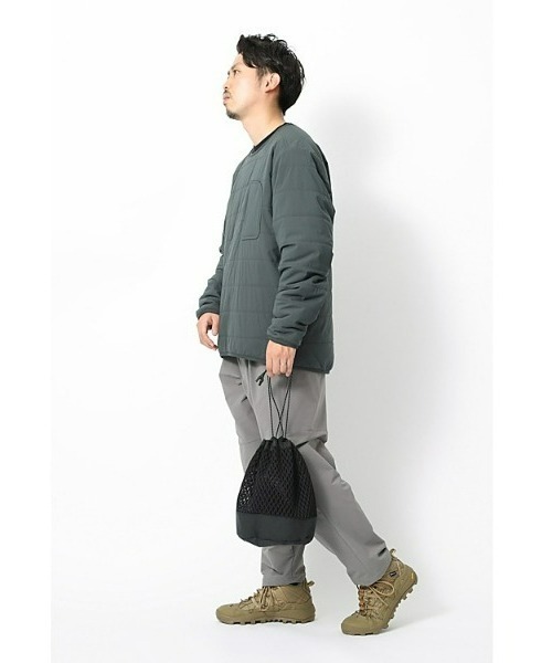 Snow Peak（スノーピーク）の「Double Face Mesh Kinchaku（バックパック/リュック・メンズ・ブラック・1）」の10枚目の写真