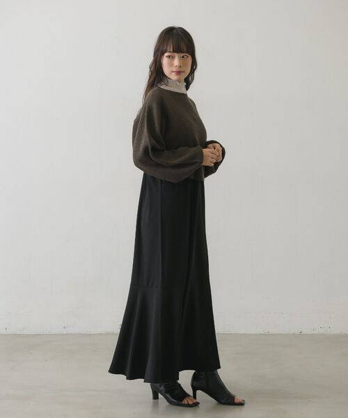 RETRO GIRL（レトロガール）の「【セットアイテム】キャミOPボレロカーデSET（ワンピース・メンズ・ブラック/グリーン/ライトベージュ・FREE）」の14枚目の写真