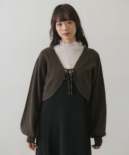 RETRO GIRL（レトロガール）の「【セットアイテム】キャミOPボレロカーデSET（ワンピース・メンズ・ブラック/グリーン/ライトベージュ・FREE）」の20枚目の写真