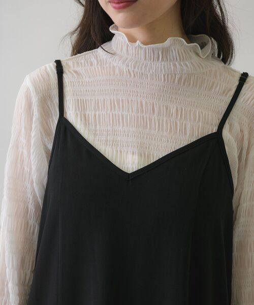 RETRO GIRL（レトロガール）の「【セットアイテム】キャミOPボレロカーデSET（ワンピース・メンズ・ブラック/グリーン/ライトベージュ・FREE）」の11枚目の写真