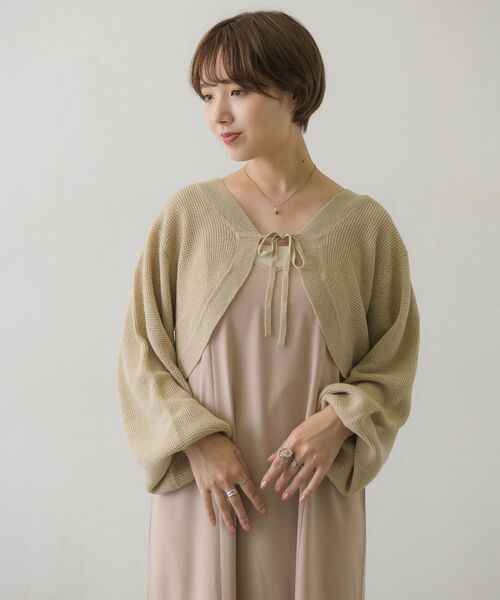 RETRO GIRL（レトロガール）の「【セットアイテム】キャミOPボレロカーデSET（ワンピース・メンズ・ブラック/グリーン/ライトベージュ・FREE）」の12枚目の写真