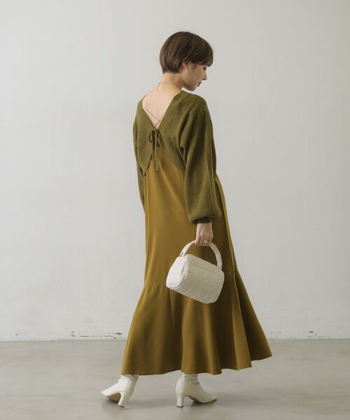 RETRO GIRL（レトロガール）の「【セットアイテム】キャミOPボレロカーデSET（ワンピース・メンズ・ブラック/グリーン/ライトベージュ・FREE）」の13枚目の写真