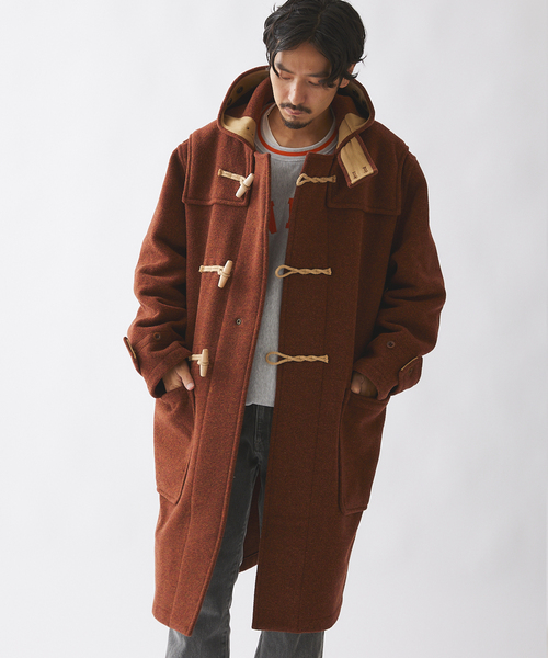 Gloverall(グローバーオール)の「【GLOVERALL×JOURNAL STANDARD /グローバーオール】別注 MONTI DUFFLE COAT(ダッフルコート・メンズ・ネイビー/オレンジ・LARGE/MEDIUM/SMALL)」の5枚目の写真