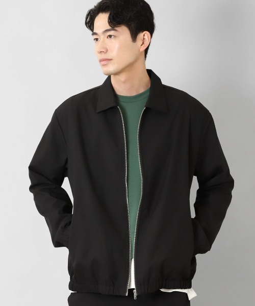 semantic design(セマンティックデザイン)の「セマンティックデザイン レーヨン混 ステンカラー BIGシャツアウター(カバーオール・メンズ・アイボリー/ブラック/グリーン系その他/ベージュ・MEDIUM/LARGE)」の3枚目の写真