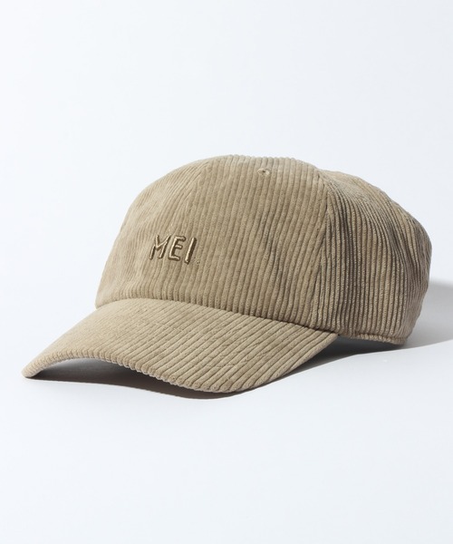 MEI(メイ)の「【MEI/メイ】コーデュロイロゴ刺繍ローキャップ(キャップ・メンズ・ライトパープル/ホワイト/グレー/ブルー/ブラウン/ブラック/ベージュ/ダークグリーン・FREE)」の5枚目の写真