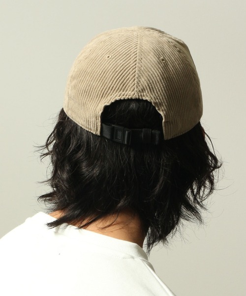 MEIページ セール】【MEI/メイ】コーデュロイロゴ刺繍ローキャップ（キャップ