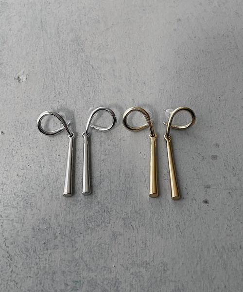 cheriella（シェリエラ）の「【cheriella】ドローイングラインロングピアス（ピアス（両耳用）・レディース・ゴールド/シルバー・FREE）」の10枚目の写真