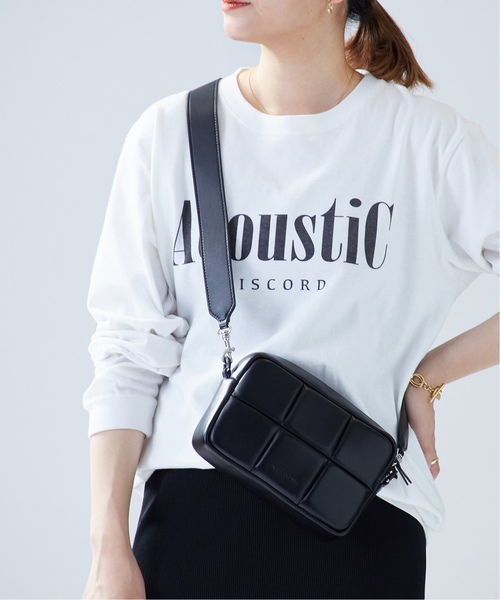 ADD CULUMN（アドカラム）の「《追加》【ADD CULUMN/アドカラム】PUFF-CROSS BODY：ショルダーバッグ（ショルダーバッグ・レディース・ブラック・FREE）」の4枚目の写真