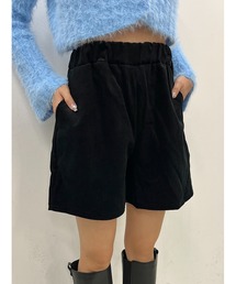 コーデュロイショートパンツ