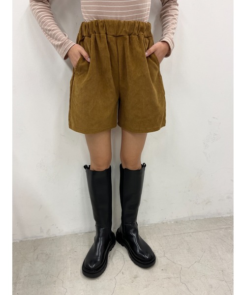 PHILLY(フィリー)の「コーデュロイショートパンツ(その他パンツ・レディース・ブラウン/アイボリー/ブラック・FREE)」の9枚目の写真
