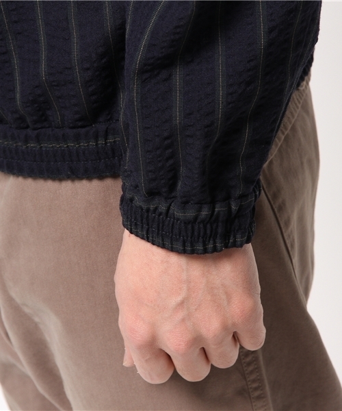 EDIFICE(エディフィス)の「◇レジメンサッカー ショートリブ ブルゾン(ブルゾン・メンズ・ネイビー/グレー/グリーン・48/46/44/50)」の9枚目の写真