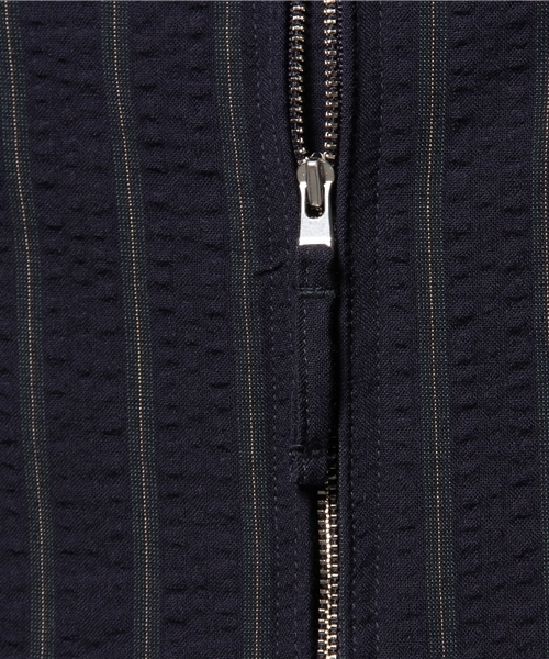 EDIFICE(エディフィス)の「◇レジメンサッカー ショートリブ ブルゾン(ブルゾン・メンズ・ネイビー/グレー/グリーン・48/46/44/50)」の11枚目の写真