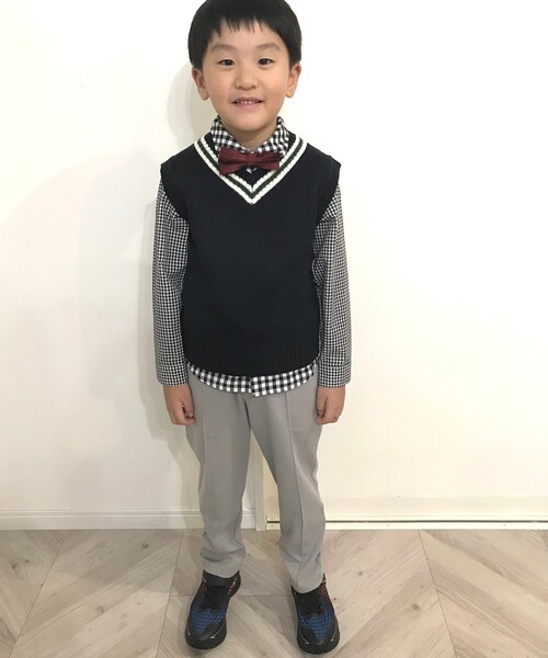 SHOO・LA・RUE(シューラルー)の「◆【110-140cm/プチセレ/ストレッチ】テーパードパンツ(その他パンツ・キッズ・グレー/ブラック・11/12/13/14)」の17枚目の写真