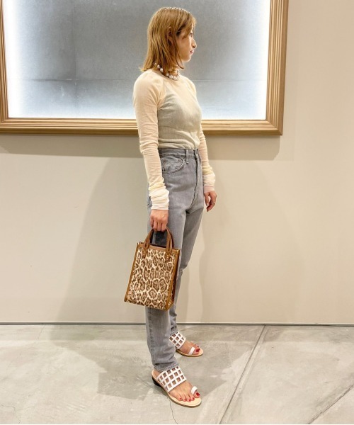 A VACATION(アヴァケーション)の「【A VACATION / アヴァケーション】CARAMEL LEOPARD LT キャラメルレオパード トート(トートバッグ・レディース・ブラウン・FREE)」の5枚目の写真