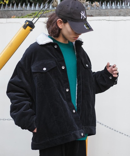 セール】WEGO/コーデュロイ ボアBIGジャケット（ブルゾン）｜WEGO
