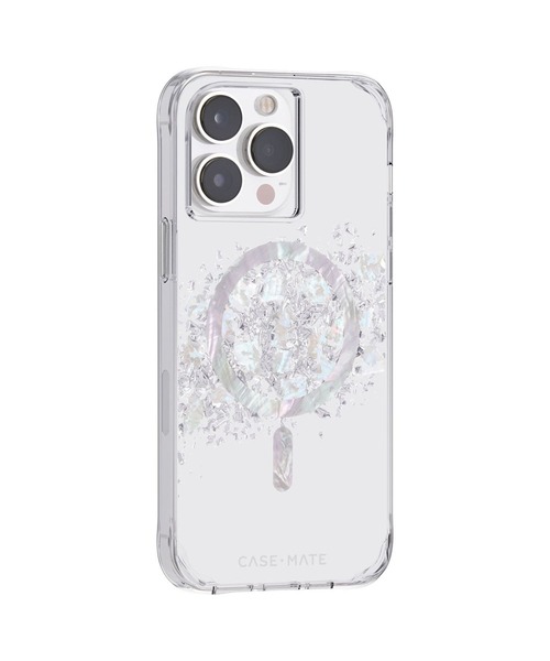 Case-Mate（ケースメイト）の「iPhone14ProMax 6.7inch Case-Mate Karat - A Touch of Pearl MagSafe対応・3.0m落下耐衝撃・抗菌・リサイクル素材（スマホケース/カバー・レディース・シルバー・ONE SIZE）」の3枚目の写真